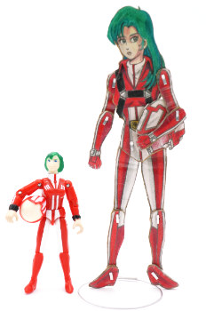 Miriya Sterling figure- Robotech - back angle