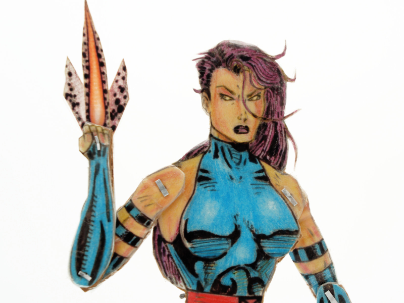 Psylocke closeup